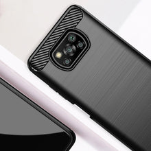 Заредете изображение във визуализатора на галерията – Carbon Case Flexible Cover Sleeve for Xiaomi Poco X3 NFC / Poco X3 Pro black - TopMag
