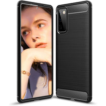 Заредете изображение във визуализатора на галерията – Carbon Case Flexible Cover Sleeve for Samsung Galaxy S20 FE 5G black - TopMag
