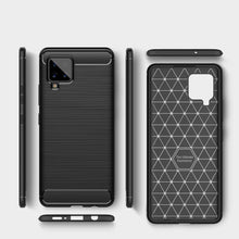 Заредете изображение във визуализатора на галерията – Carbon Case Flexible Cover TPU Case for Samsung Galaxy A42 5G blue - TopMag
