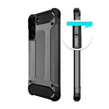 Заредете изображение във визуализатора на галерията – Hybrid Armor Case Tough Rugged Cover for Samsung Galaxy S21+ 5G (S21 Plus 5G) black - TopMag
