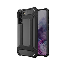 Заредете изображение във визуализатора на галерията – Hybrid Armor Case Tough Rugged Cover for Samsung Galaxy S21+ 5G (S21 Plus 5G) black - TopMag

