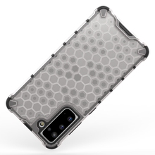 Заредете изображение във визуализатора на галерията – Honeycomb Case armor cover with TPU Bumper for Samsung Galaxy S21 5G black - TopMag
