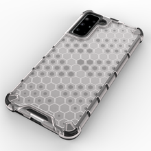 Заредете изображение във визуализатора на галерията – Honeycomb Case armor cover with TPU Bumper for Samsung Galaxy S21+ 5G (S21 Plus 5G) blue - TopMag
