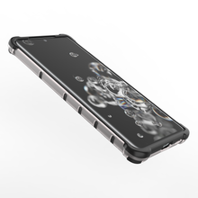 Заредете изображение във визуализатора на галерията – Honeycomb Case armor cover with TPU Bumper for Samsung Galaxy S21 Ultra 5G blue - TopMag
