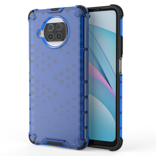Honeycomb Case armor cover with TPU Bumper for Xiaomi Mi 10T Lite blue - TopMag