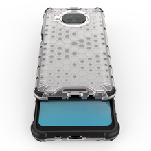 Заредете изображение във визуализатора на галерията – Honeycomb Case armor cover with TPU Bumper for Xiaomi Mi 10T Lite blue - TopMag
