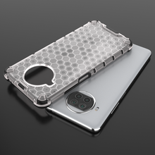 Заредете изображение във визуализатора на галерията – Honeycomb Case armor cover with TPU Bumper for Xiaomi Mi 10T Lite red - TopMag
