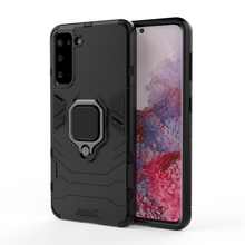 Заредете изображение във визуализатора на галерията – Ring Armor Case Kickstand Tough Rugged Cover for Samsung Galaxy S21 5G black - TopMag
