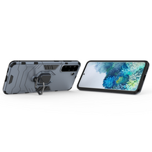 Заредете изображение във визуализатора на галерията – Ring Armor Case Kickstand Tough Rugged Cover for Samsung Galaxy S21+ 5G (S21 Plus 5G) blue - TopMag
