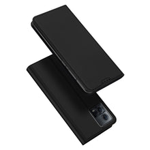 Заредете изображение във визуализатора на галерията – Dux Ducis Skin Pro case for Motorola Edge 30 Fusion flip cover card wallet stand black
