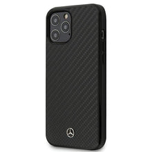 Заредете изображение във визуализатора на галерията – Mercedes MEHCP12LRCABK iPhone 12 Pro Max 6,7" czarny/black carbon hardcase Dynamic Line - TopMag
