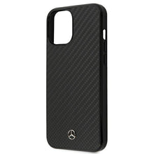 Заредете изображение във визуализатора на галерията – Mercedes MEHCP12LRCABK iPhone 12 Pro Max 6,7" czarny/black carbon hardcase Dynamic Line - TopMag
