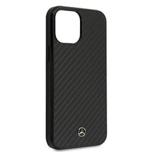Заредете изображение във визуализатора на галерията – Mercedes MEHCP12LRCABK iPhone 12 Pro Max 6,7" czarny/black carbon hardcase Dynamic Line - TopMag
