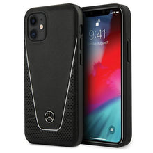 Заредете изображение във визуализатора на галерията – Mercedes MEHCP12SCLSSI iPhone 12 mini 5,4" czarny/black hardcase Dynamic Line - TopMag
