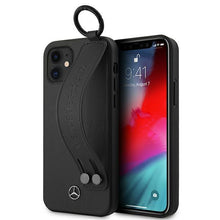 Заредете изображение във визуализатора на галерията – Mercedes MEHCP12SLSSBK iPhone 12 mini 5,4" czarny/black hardcase Strap Line - TopMag
