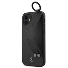 Заредете изображение във визуализатора на галерията – Mercedes MEHCP12SLSSBK iPhone 12 mini 5,4" czarny/black hardcase Strap Line - TopMag
