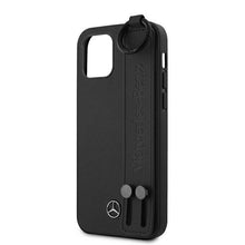 Заредете изображение във визуализатора на галерията – Mercedes MEHCP12SLSSBK iPhone 12 mini 5,4" czarny/black hardcase Strap Line - TopMag
