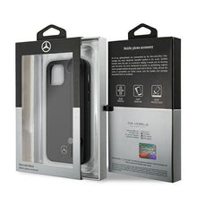 Заредете изображение във визуализатора на галерията – Mercedes MEHCP12SLSSBK iPhone 12 mini 5,4" czarny/black hardcase Strap Line - TopMag
