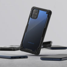 Заредете изображение във визуализатора на галерията – Ringke Fusion X Design durable PC Case with TPU Bumper for Samsung Galaxy M51 Camo Black (XDSG0043) - TopMag
