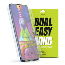 Заредете изображение във визуализатора на галерията – Ringke Dual Easy Wing 2x self dust removal screen protector Samsung Galaxy M51 (DWSG0015) - TopMag
