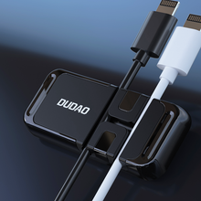 Заредете изображение във визуализатора на галерията – Dudao Self Adhesive Magnetic Car Dashboard Cable Organizer Black (F11s) - TopMag

