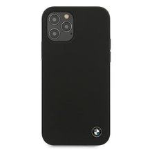 Заредете изображение във визуализатора на галерията – Etui BMW BMHCP12LSILBK iPhone 12 Pro Max 6,7" czarny/black hardcase Silicone Signature - TopMag
