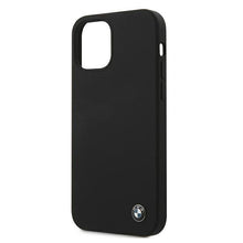 Заредете изображение във визуализатора на галерията – Etui BMW BMHCP12LSILBK iPhone 12 Pro Max 6,7" czarny/black hardcase Silicone Signature - TopMag
