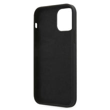 Заредете изображение във визуализатора на галерията – Etui BMW BMHCP12LSILBK iPhone 12 Pro Max 6,7" czarny/black hardcase Silicone Signature - TopMag
