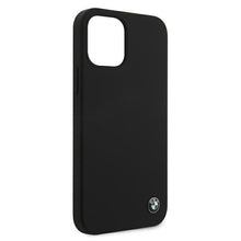 Заредете изображение във визуализатора на галерията – Etui BMW BMHCP12LSILBK iPhone 12 Pro Max 6,7" czarny/black hardcase Silicone Signature - TopMag
