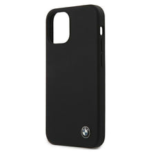 Заредете изображение във визуализатора на галерията – Etui BMW BMHCP12SSILBK iPhone 12 mini 5,4" czarny/black hardcase Silicone Signature - TopMag
