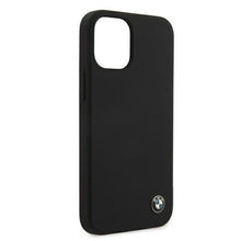 Заредете изображение във визуализатора на галерията – Etui BMW BMHCP12SSILBK iPhone 12 mini 5,4" czarny/black hardcase Silicone Signature - TopMag
