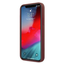Заредете изображение във визуализатора на галерията – Etui BMW BMHCP12SSLBLRE iPhone 12 mini 5,4" czerwony/red hardcase Silicone Signature Logo - TopMag
