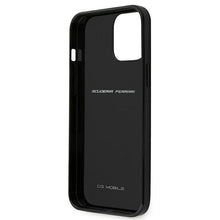 Заредете изображение във визуализатора на галерията – Ferrari FERCAHCP12LBK iPhone 12 Pro Max 6,7" czarny/black hardcase On Track Real Carbon - TopMag
