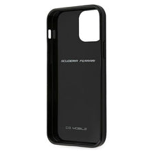 Заредете изображение във визуализатора на галерията – Ferrari FERCAHCP12SBK iPhone 12 mini 5,4" czarny/black hardcase On Track Real Carbon - TopMag
