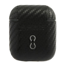 Заредете изображение във визуализатора на галерията – Ferrari FESA2CABK AirPods cover czarny/black On Track PU Carbon - TopMag

