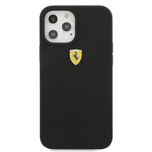 Заредете изображение във визуализатора на галерията – Ferrari FESSIHCP12LBK iPhone 12 Pro Max 6,7" czarny/black hardcase On Track Silicone - TopMag
