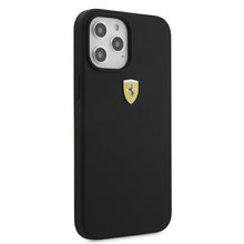 Заредете изображение във визуализатора на галерията – Ferrari FESSIHCP12MBK iPhone 12/12 Pro 6,1" czarny/black hardcase On Track Silicone - TopMag
