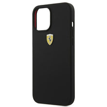Заредете изображение във визуализатора на галерията – Ferrari FESSIHCP12MBK iPhone 12/12 Pro 6,1" czarny/black hardcase On Track Silicone - TopMag
