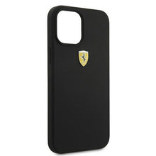 Заредете изображение във визуализатора на галерията – Ferrari FESSIHCP12MBK iPhone 12/12 Pro 6,1" czarny/black hardcase On Track Silicone - TopMag
