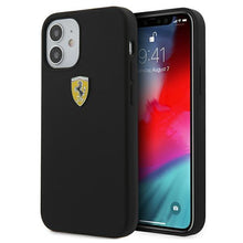 Заредете изображение във визуализатора на галерията – Ferrari FESSIHCP12SBK iPhone 12 mini 5,4" czarny/black hardcase On Track Silicone - TopMag
