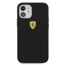 Заредете изображение във визуализатора на галерията – Ferrari FESSIHCP12SBK iPhone 12 mini 5,4" czarny/black hardcase On Track Silicone - TopMag
