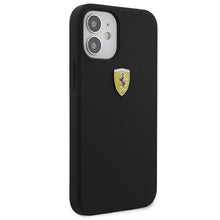 Заредете изображение във визуализатора на галерията – Ferrari FESSIHCP12SBK iPhone 12 mini 5,4" czarny/black hardcase On Track Silicone - TopMag
