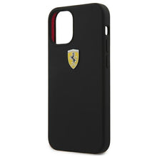 Заредете изображение във визуализатора на галерията – Ferrari FESSIHCP12SBK iPhone 12 mini 5,4" czarny/black hardcase On Track Silicone - TopMag
