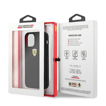 Заредете изображение във визуализатора на галерията – Ferrari FESSIHCP12SBK iPhone 12 mini 5,4" czarny/black hardcase On Track Silicone - TopMag
