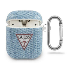 Заредете изображение във визуализатора на галерията – Guess GUACA2TPUJULLB AirPods cover niebieski/light blue Jeans Collection - TopMag
