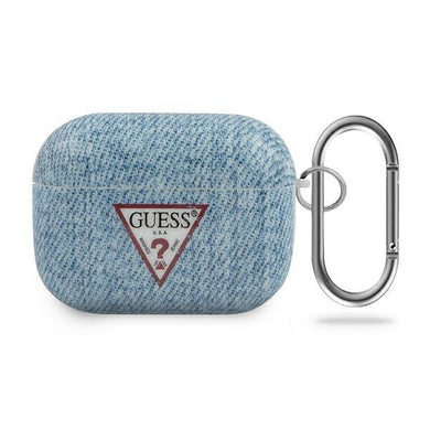 Guess GUACAPTPUJULLB AirPods Pro cover niebieski/light blue Jeans Collection - TopMag