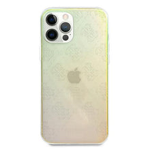 Заредете изображение във визуализатора на галерията – Guess GUHCP12L3D4GIRBL iPhone 12 Pro Max 6,7" opalowy/iridescent hardcase 4G 3D Pattern Collection - TopMag
