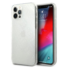 Заредете изображение във визуализатора на галерията – Guess GUHCP12L3D4GTR iPhone 12 Pro Max 6,7" transparent hardcase 4G 3D Pattern Collection - TopMag
