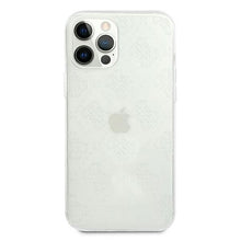 Заредете изображение във визуализатора на галерията – Guess GUHCP12L3D4GTR iPhone 12 Pro Max 6,7" transparent hardcase 4G 3D Pattern Collection - TopMag
