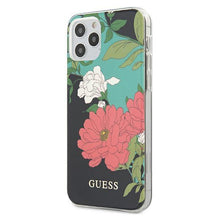 Заредете изображение във визуализатора на галерията – Guess GUHCP12LIMLFL01 iPhone 12 Pro Max 6,7" czarny/black N°1 Flower Collection - TopMag
